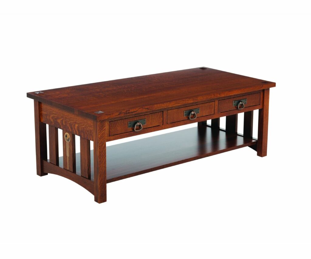 Craftsman Coffee Table Stoll Furniture Company Odon, Indiana.