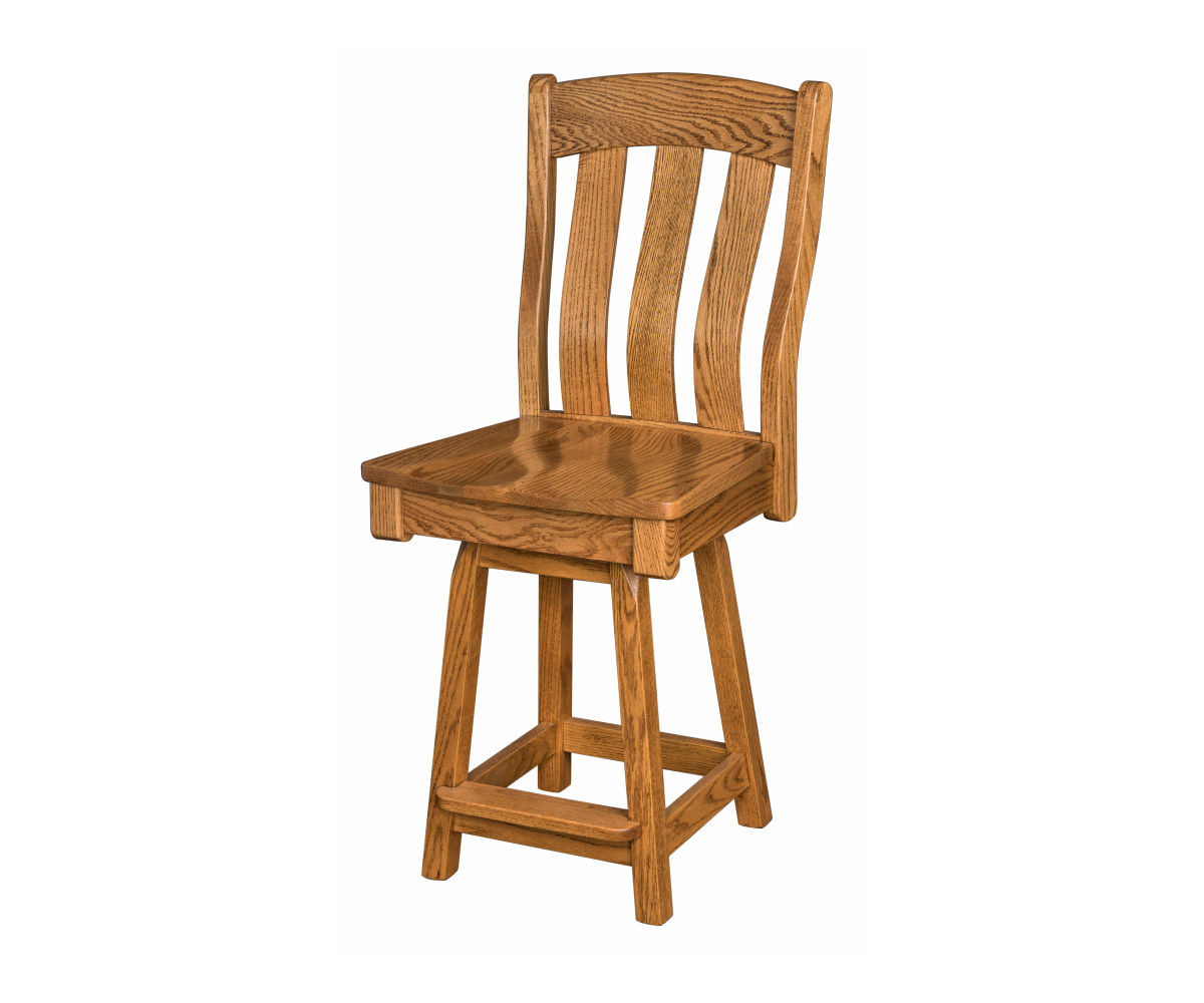 Amish Made Bar Chairs/Stools Stoll Furniture Company Odon, Indiana.