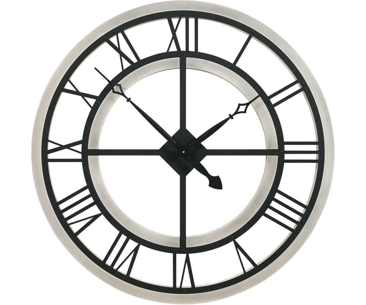 Edgewater Black and Silver Clock Stoll Furniture Company Odon, Indiana.