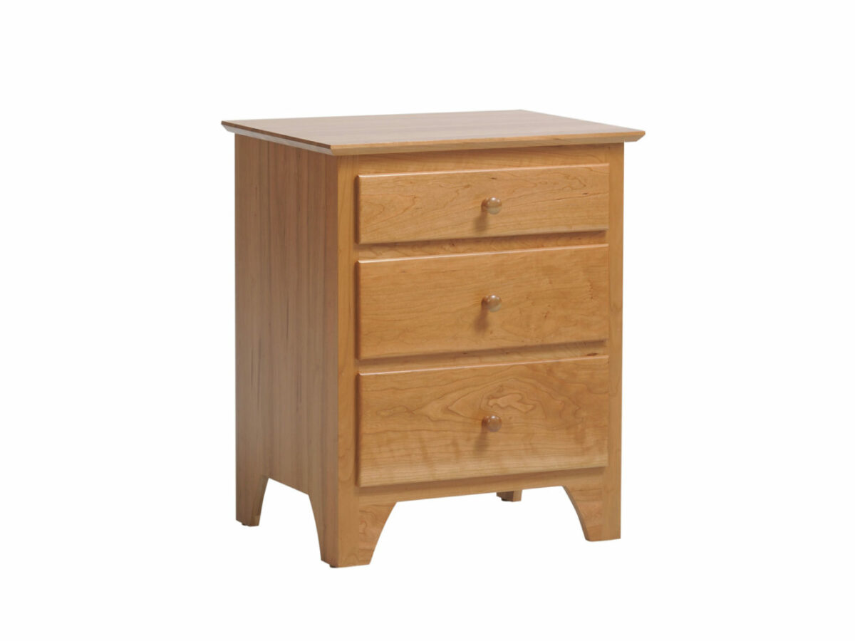 Shaker Village 3Drawer Nightstand Stoll Furniture Company Odon