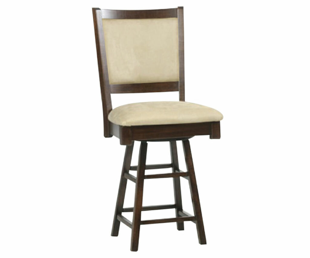 Francois 24" Swivel Bar Stool Stoll Furniture Company Odon, Indiana.