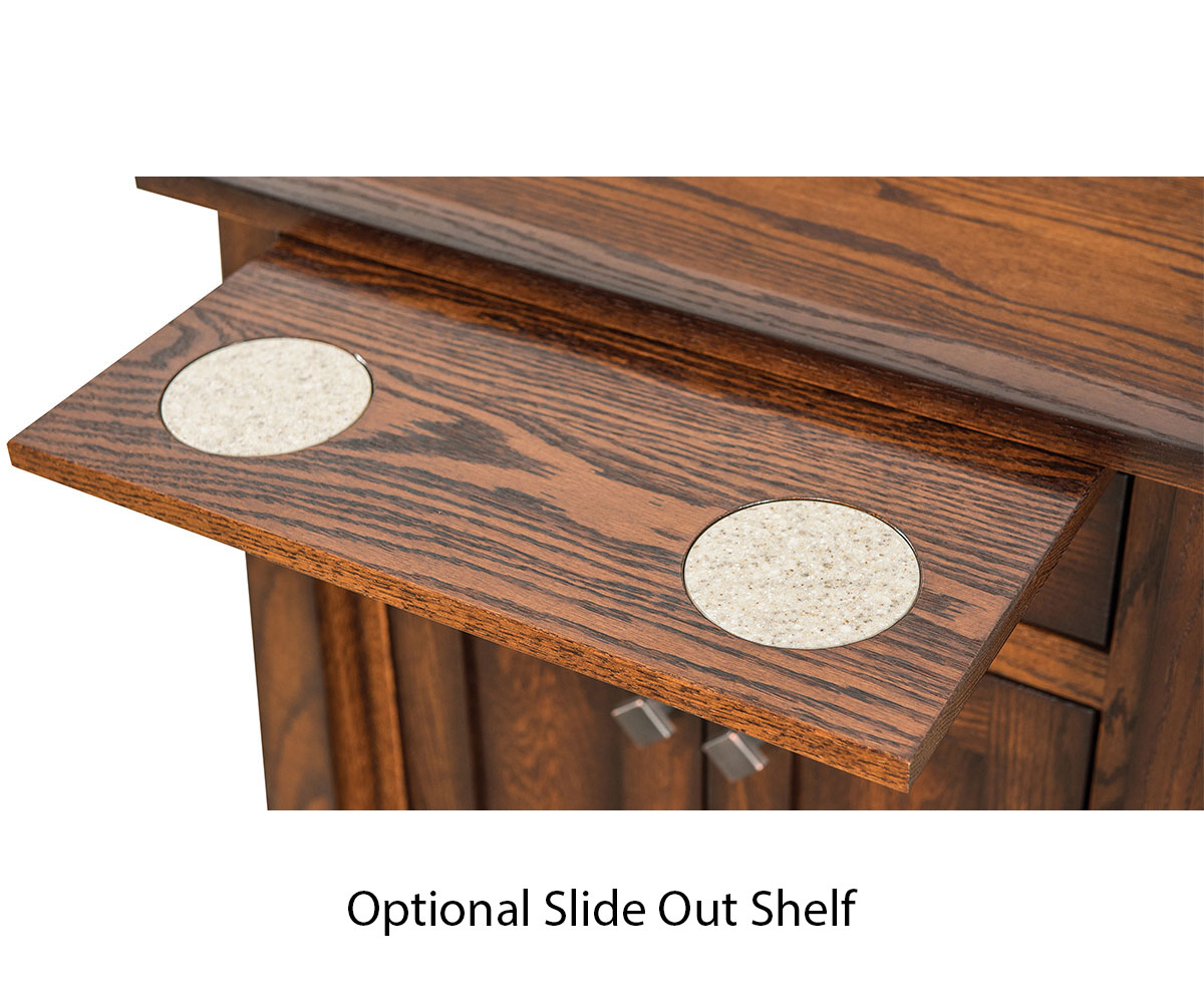 Ravena 1 Drawer 1 Door Nightstand - Image 4