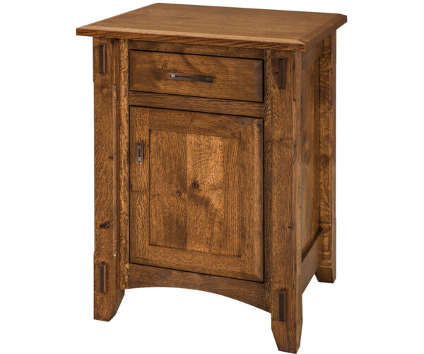 Tacoma 1 Drawer 1 Door Nightstand