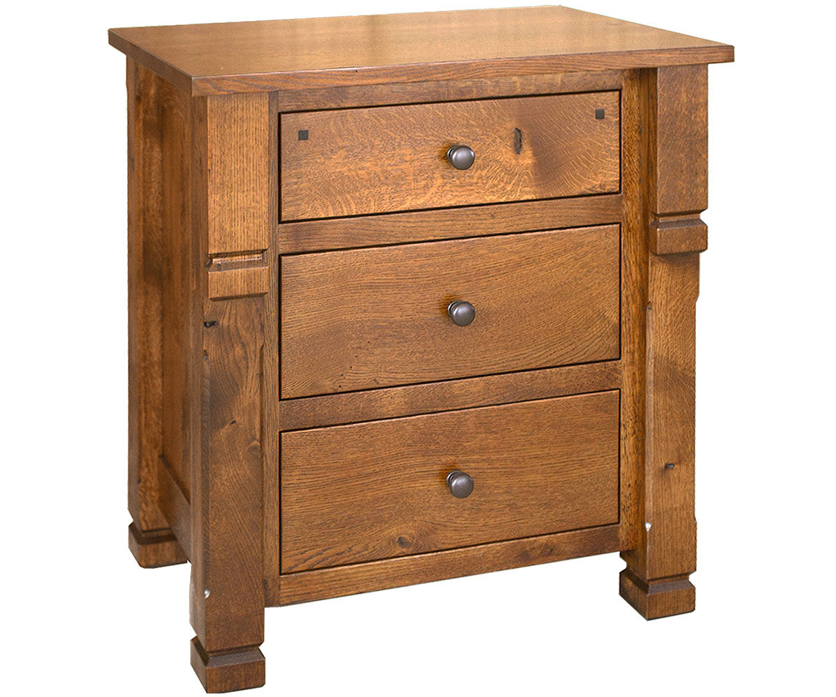 Brockport 3 Drawer Nightstand