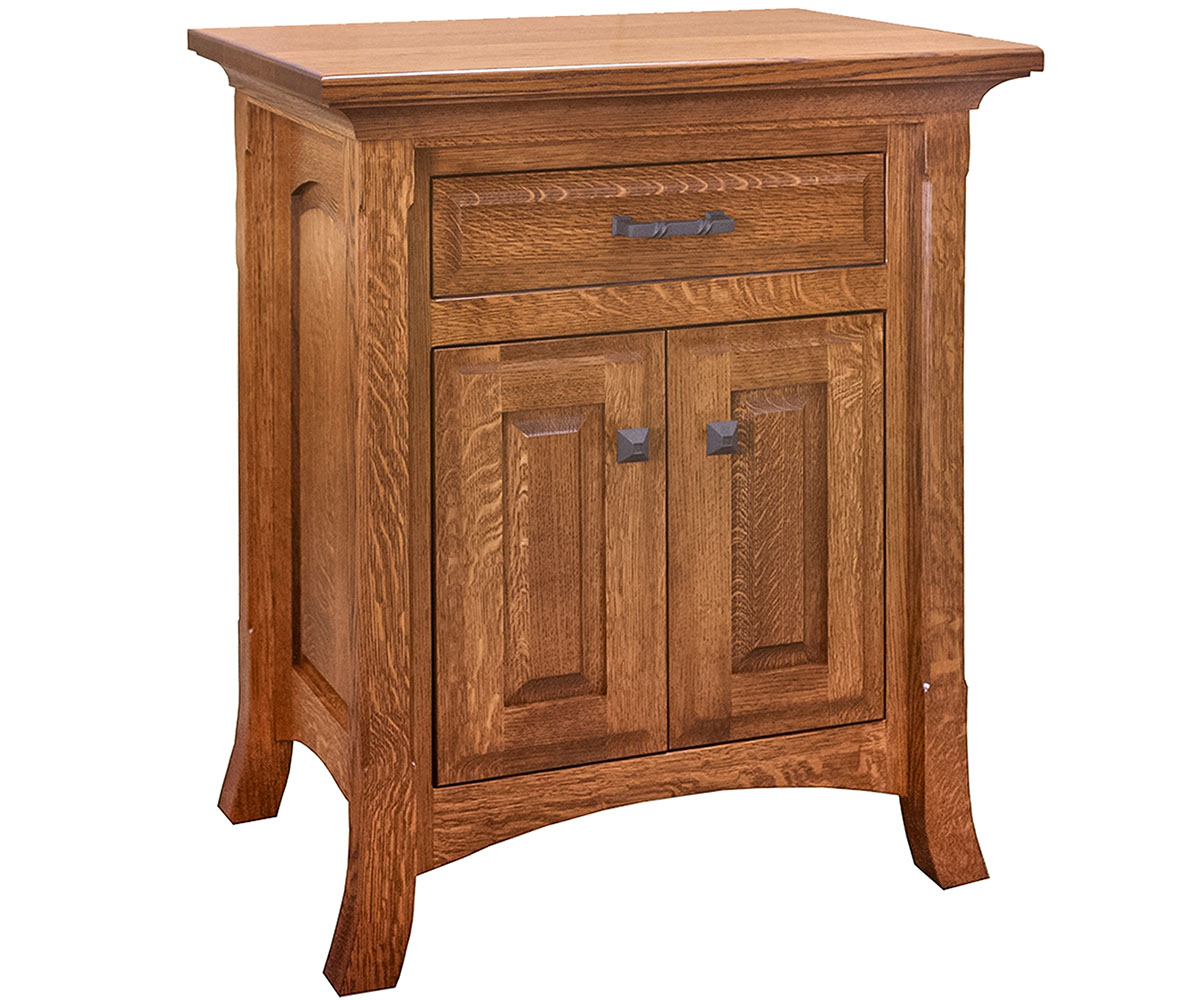 Homestead 2 Doors 1 Drawer Nightstand