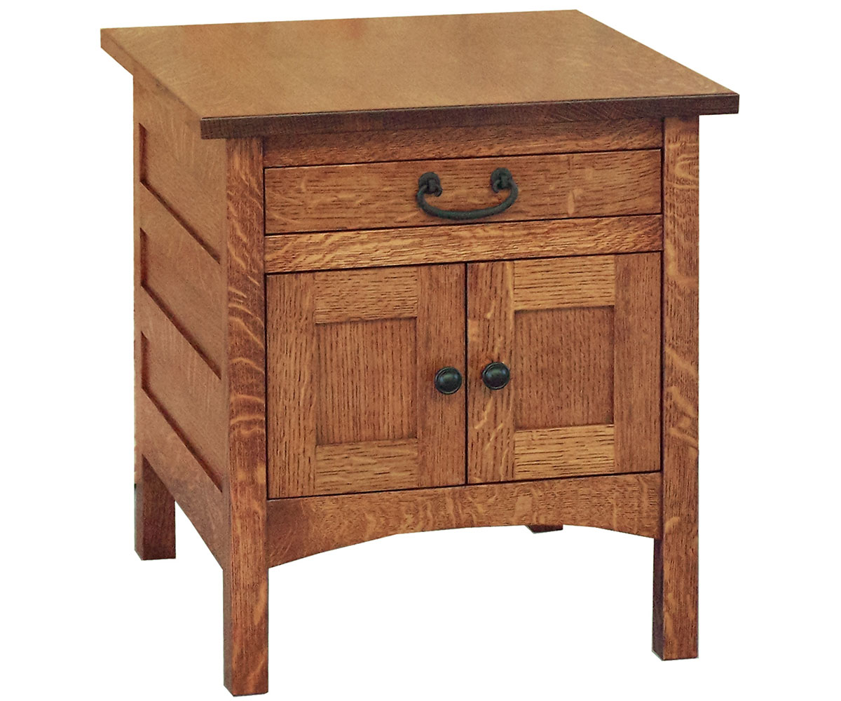 Granny Mission End Table - 22"W