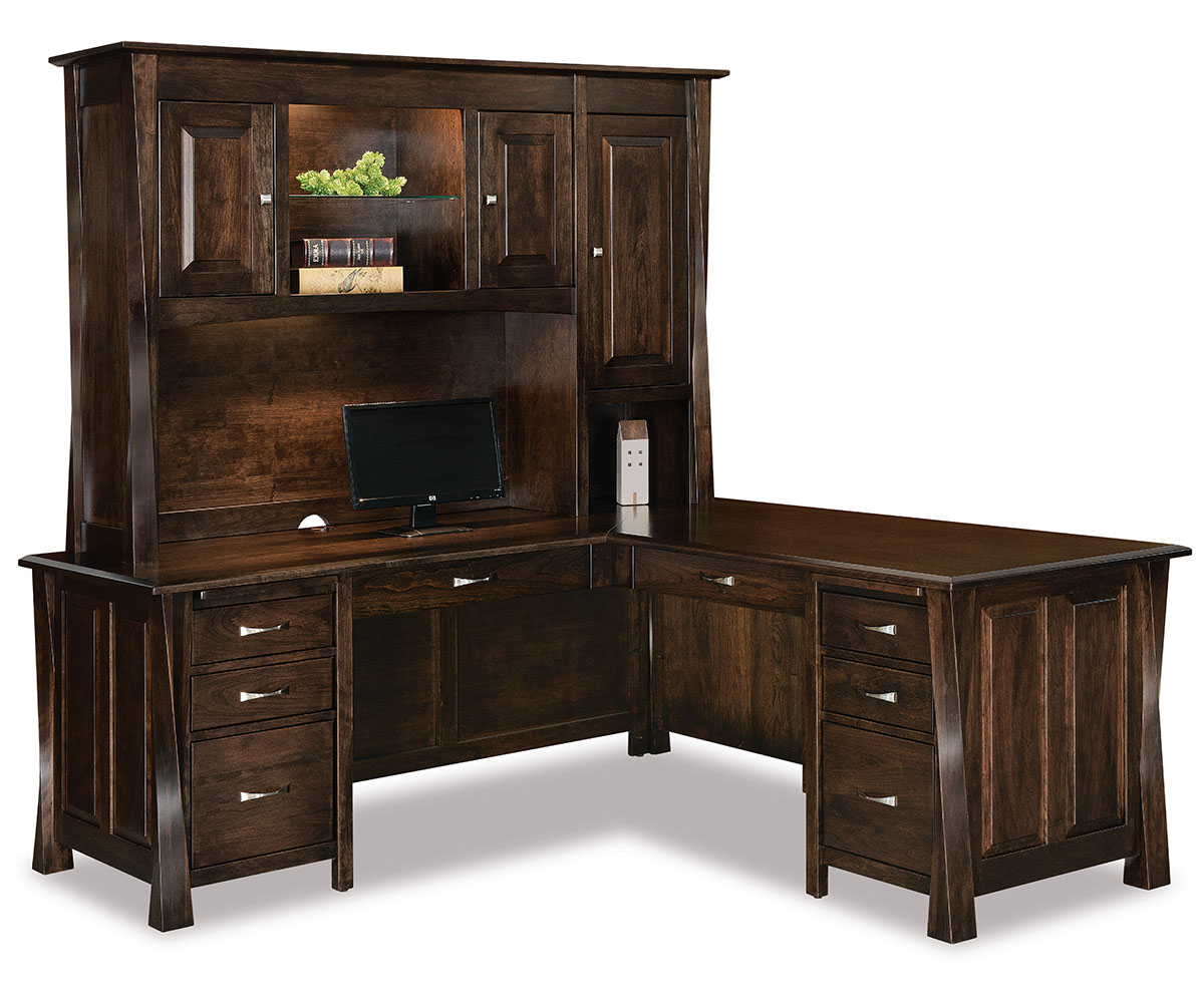 Lexington Arc Hutch & L Desk