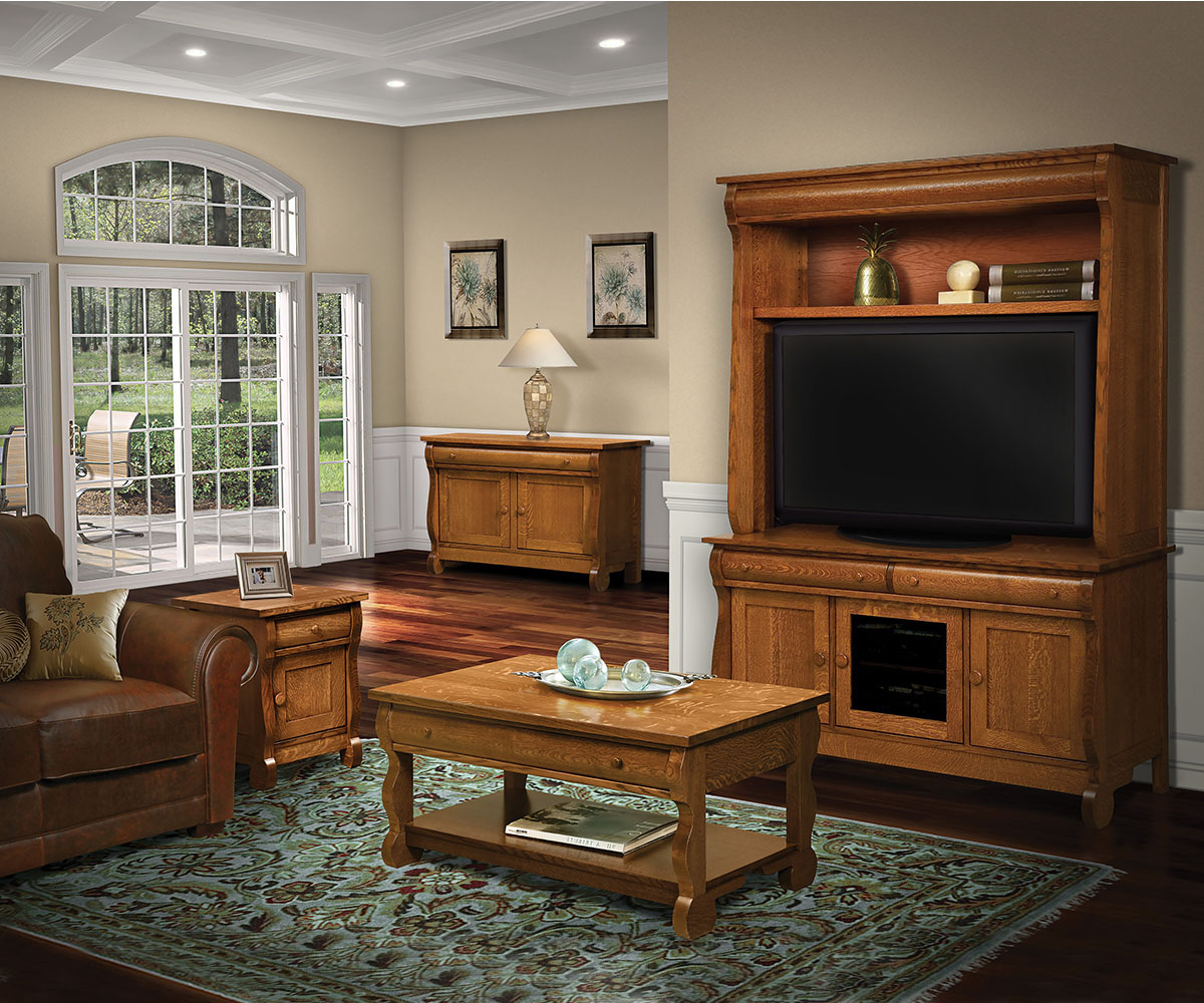 Old Classic Sleigh Stereo Cabinet - Image 2