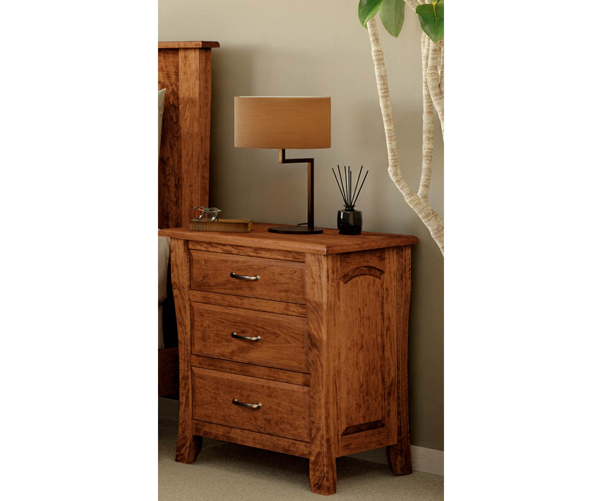 Berkley 3 Drawer Nightstand - Image 6